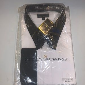 Stacy Adams Men's Big and Tall Dress Shirt